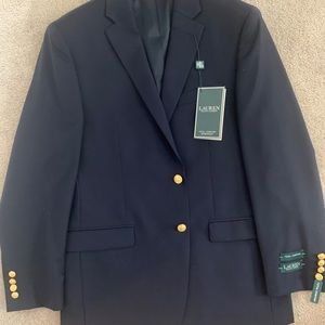Ralph Lauren navy blue blazer NWT. Size 40 regular